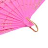 Dance Wedding Party Lace Silk Folding Hand Held Flower Pattern Fan