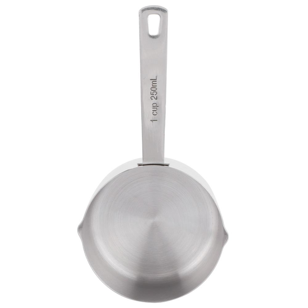Stainless Steel Measuring Cup Dual Pour Mouth Baking Dosing Spoon Measuring Scoop  Food Ingredients