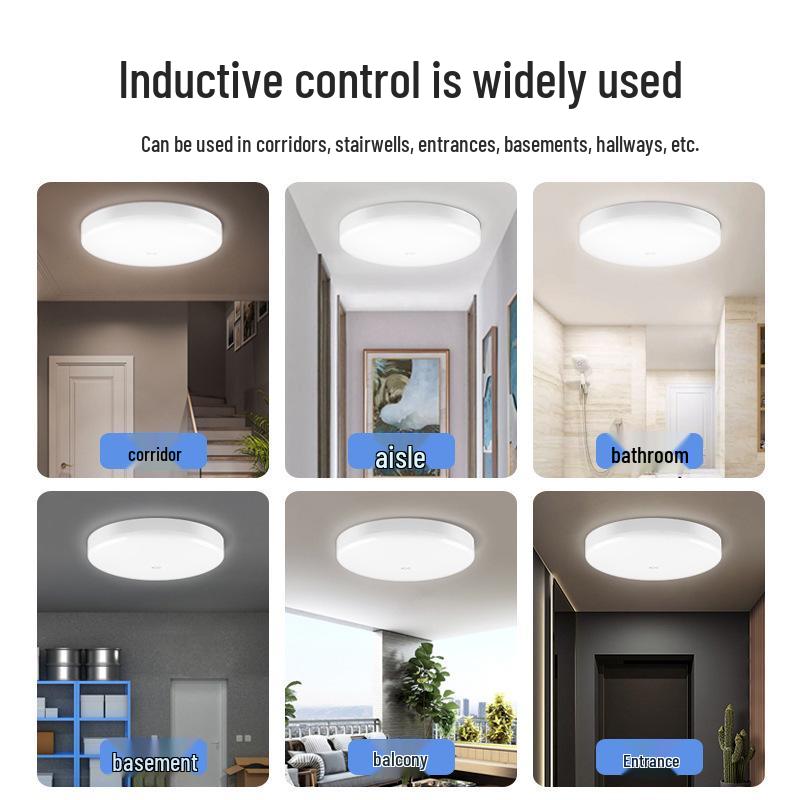Smart LED Radar Ceiling Light with Motion and Sound Sensor