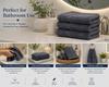 Premium Hand Towels Set of 6 for Bathroom 100% Ring Spun Cotton, 16 X 28 Inches Ultra Soft 550GSM Sustainable, Highly Absorbent, Quick Drying, Towelss