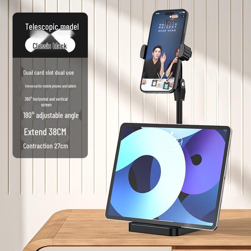 Tai Ji Desktop Live Streaming Phone Stand: Mobile Holder with Airbag Support