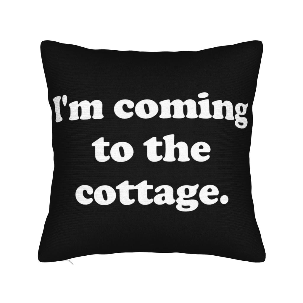 I'm Coming To The Cottage Heated Rivalry Pillowcase Cushion Cover  Throw Pillow Cover Warm Home Decoration Square Multi Size