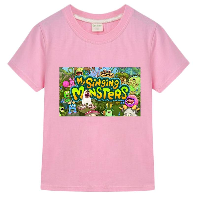 My Singing Monsters T-shirt Cotton Short Sleeve Tops Y2k One Piece Casual Anime Tshirt Boy Girl Clothes Summer Children Clothing