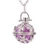 Hot-selling Aromatherapy Ancient Silver Style Cage Type Hollow Necklace Essential Oil Diffuser Perfume Box Ancient Hanfu Accessories