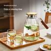 TEAHUE High Borosilicate Glass Water Pitcher
