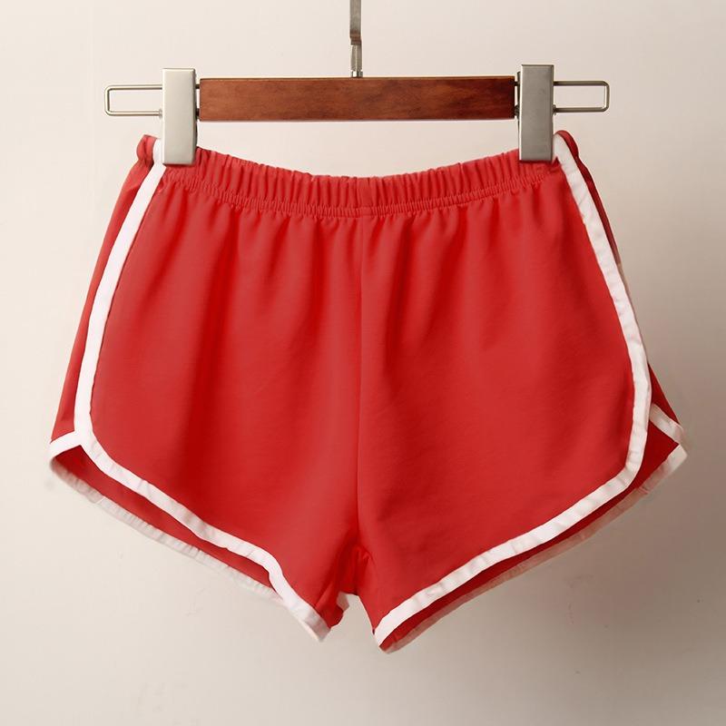 Sportshorts Damen Sommer Lässig Mode Stromlinienförmig Baumwolle Dreiviertelhose Neu Koreanische Version von Strand Hotpants