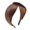 2Pcs Velvety Headbands Solid Color Elegant Style Hairband For Women And Girls Daily Wear Fashionable Accessory