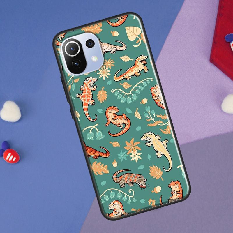 Lizards Geckos Cover For Xiaomi 14 13 Ultra 11T 12T 13T 14T Pro POCO X7 Pro X3 X5 F3 F5 F6 M6 X6 Pro Case