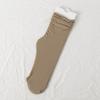 Bingbing Women's Trendy Mid-Calf Scrunched Socks - Summer To Autumn Versatile Style