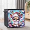 The Deer In The Snow 5D Diamond Painting Storage Basket Full Round Drill Mosaic Diamond Embroidery Cross Stitch Kits Home Decor Home Decor
