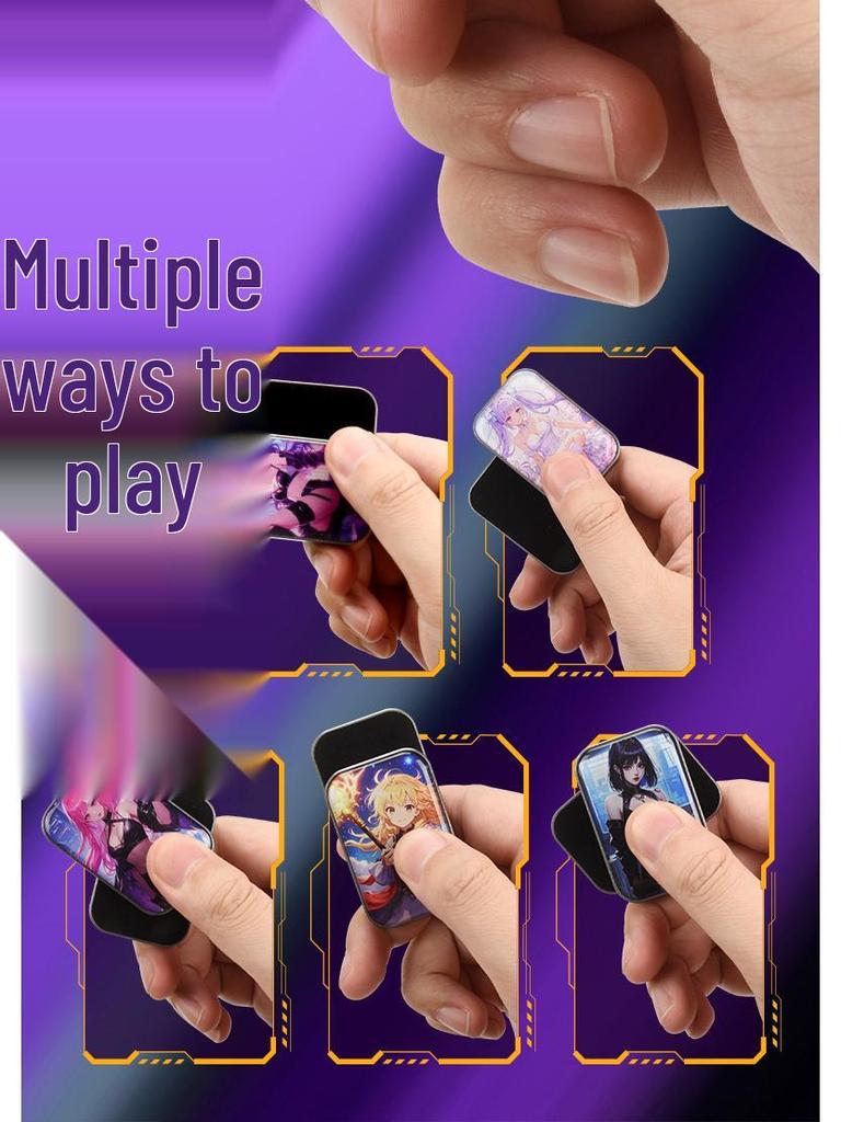 Aluminum EDC Push Card Fidget Toy