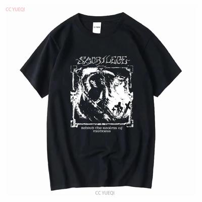Sacrilege Crust HC Punk T-Shirt, Bandkleidung, lang- oder kurzärmelig, Vintage, gewaschene Designerkleidung, lässig, weich, atmungsaktiv