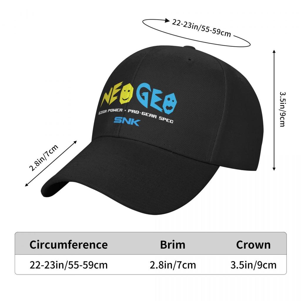 Custom Retro Arcade Game Neo Geo Snk Baseball Cap Women Unisex Adjustable Dad Hat Sports Snapback Caps