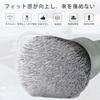 Ultra Soft Detailing Brush Long Comfortable Grip Anti-Scratch Interior Panel Exterior Emblem Badge Gauge