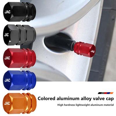 Car Wheel Caps Valve Stem Cap Tire Covers Aluminum Air Valve Tire Accessories For JAC J3 J2 S5 A5 J5 J6 J4 S2 T8 RF8 M3 M4 X8