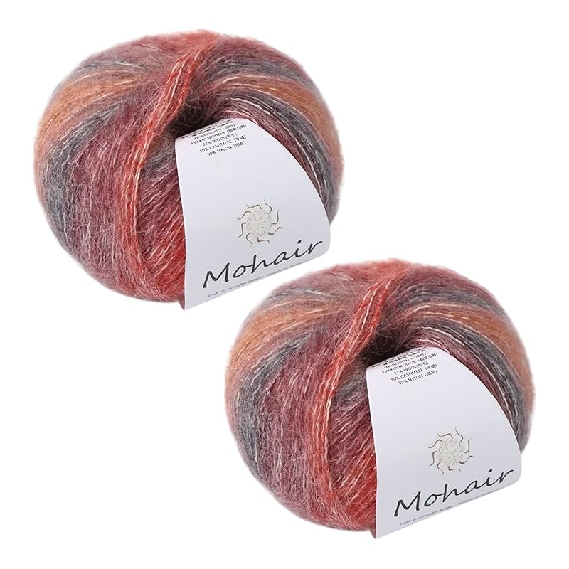 

CAPASTEC yarn pom pom wool mohair colorful knitting yarn knitting Very thick decoration 1 ball 25g/2 ball set Ko Tton Fluffy thick Weaving comfort 90%