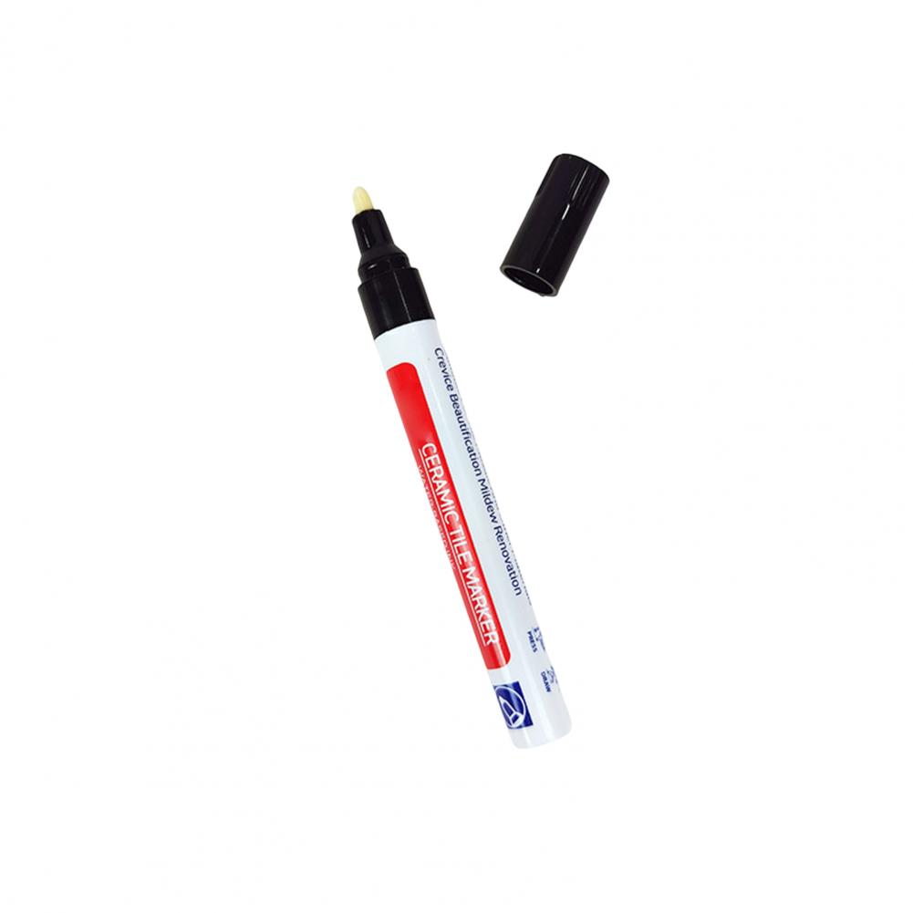 

Portable Tile Marker Waterproof Odorless Quick Dry Grout Pen Wall Seam Pen Marker Revives Anti Mould Kitchen Bathroom Supplies чёрный
