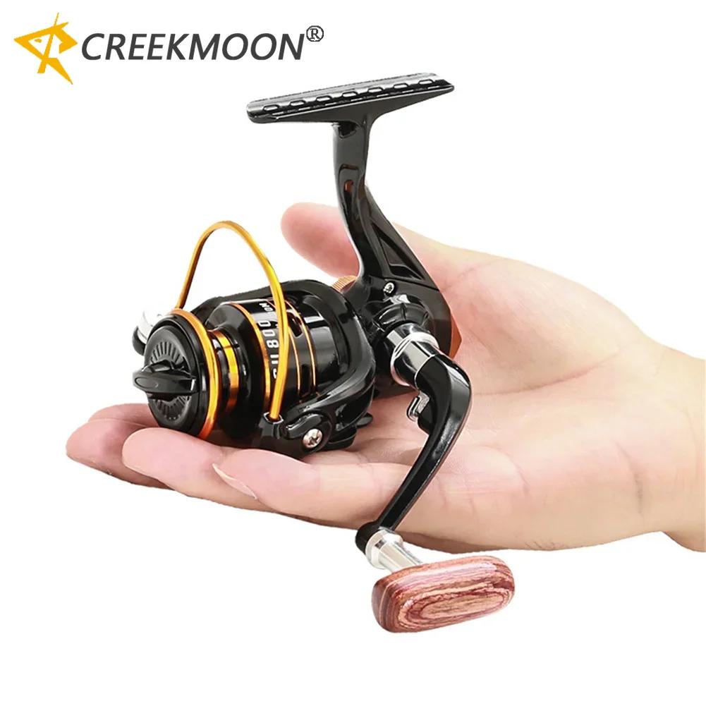 800 Size Mini Fishing Reel Bass Pike Shrimp Folding Rocker Micro Small Spinning Wheel Accessories Carp Fishing