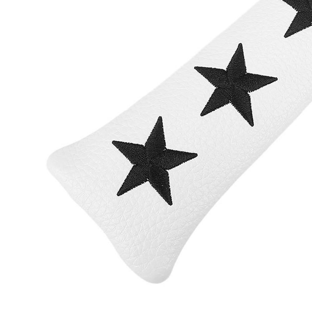 PU Leather Alignment Stick Case Star Embroidery Alignment Stick Protector Outdoor Training