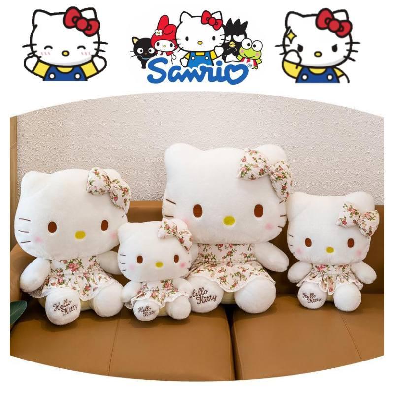Cute Cartoon Wealthy Kt Cat Plush Toy Doll Pillow Pig Doll Machine Girls Birthday Gift Wholesale 32cm 40cm 50cm 60cm