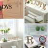White Wooden Letter Capital Bridal Party Home Shop Name Decor Wedding Favour
