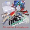 DIY Jewelry Tool Kit: Needle-Nose Pliers, Scissors, Materials for Handmade Earrings