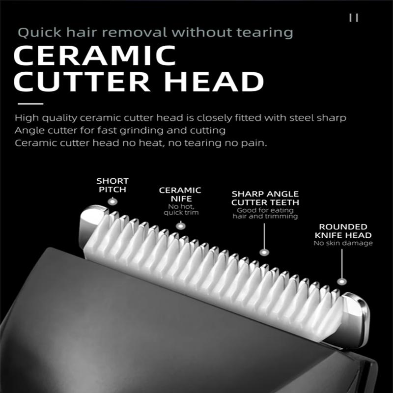 IPX 7 Body Trimmer Electric Groin Trimmer Men's Hair Removal Device Shaving Tool Body Groin Trimmer Beauty Set