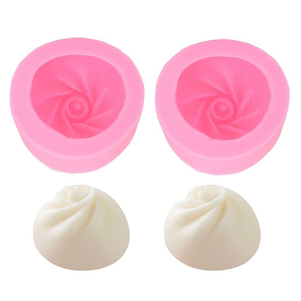 2pcs Silicone Steaming Dumpling Maker Non Stick Silicone Cooking Mould  Pie Making
