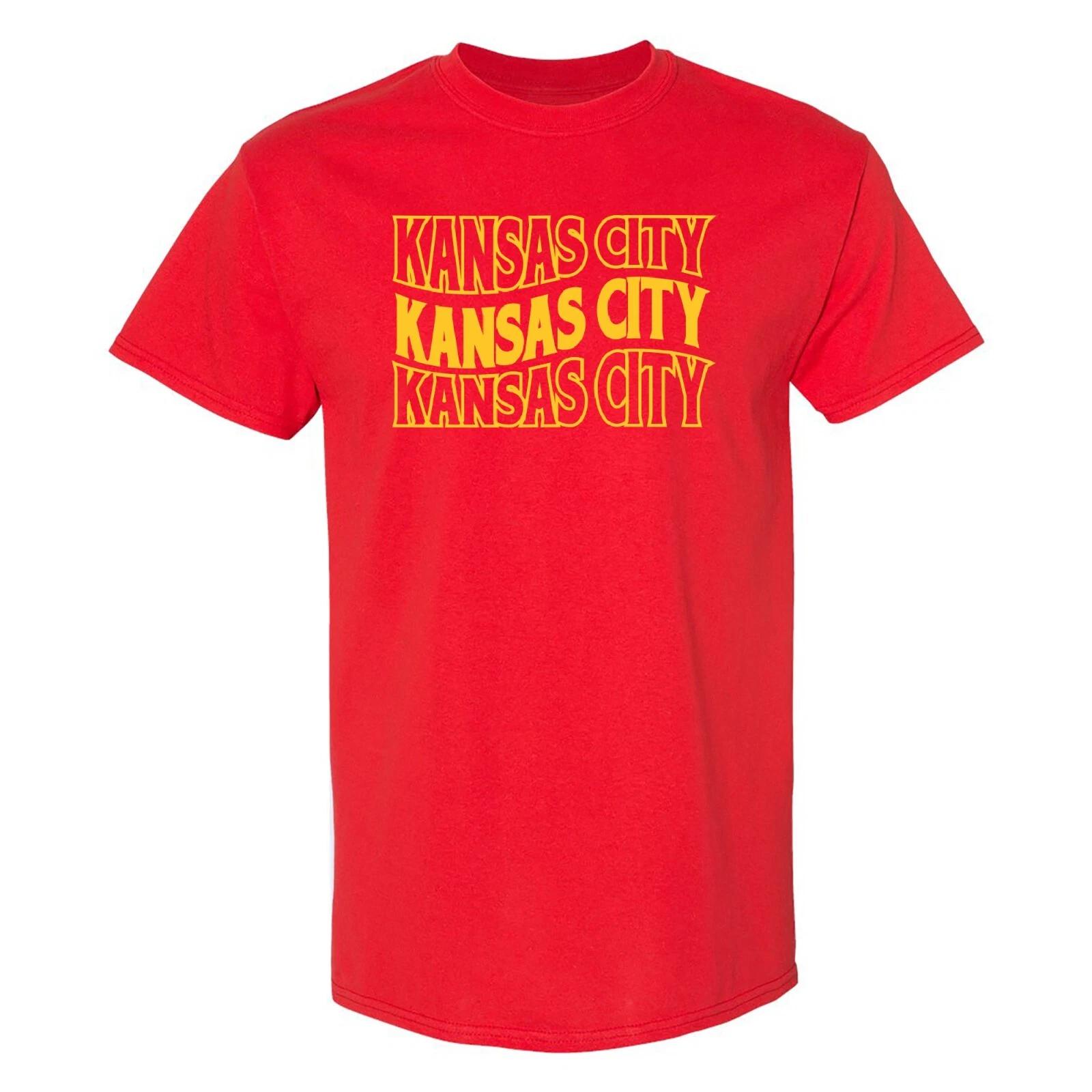 Kansas City Wave - Sport Football Short Sleeve T Shirt - Red XL
