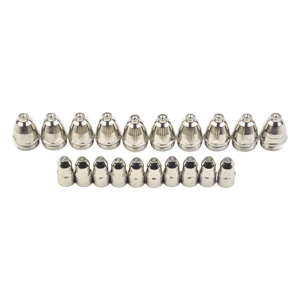 50*CuCrZr Guard Nozzle&50*Electrodes For CUT-70 CUT-80 CUT-100 Cutting Machines.