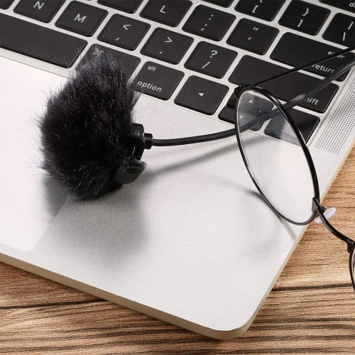 0.5cm Windscreen, 2-Piece Set for Lapel Microphones, Lavalier Microphones, and Outdoor Lapel Microphones, Reduces Noise