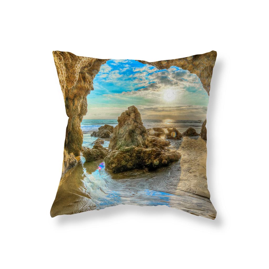Beach Sunset Nature Landscape Throw Pillow Cover Party Decor Sofa Room Decor Pillow Cover Chair Cushion Cover Home Decor