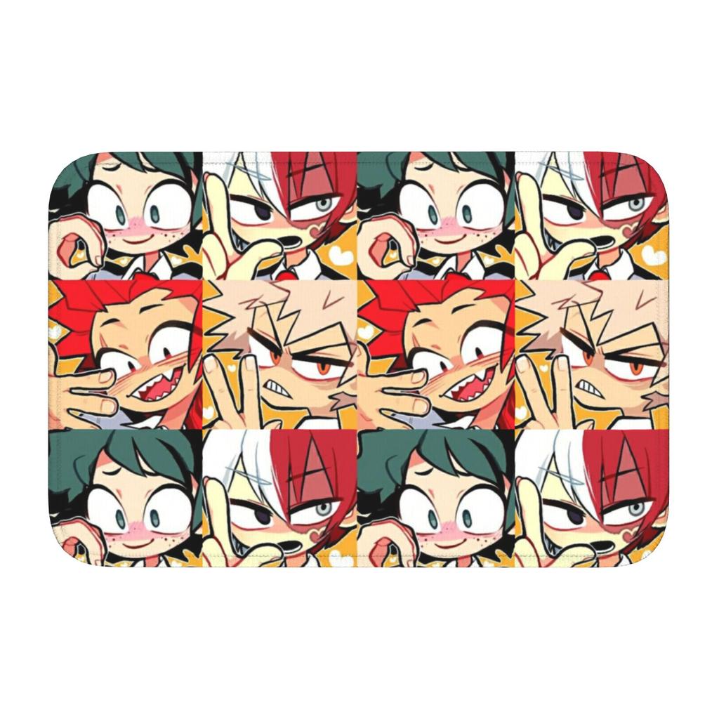 My Hero Academia Boden Tür Küche Badezimmer Matte Anti-Rutsch Innen Fußmatte Garage Wohnzimmer Eingang Teppich Fußmatte