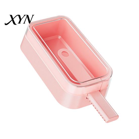 Moule à Glace à l'Eau Fait Main en Silicone avec Bâtonnet, Réutilisable Qualité Alimentaire, Fabricant d'Esquimaux d'Été avec Couvercle, Lolly Congélateur DIY pour la Cuisine