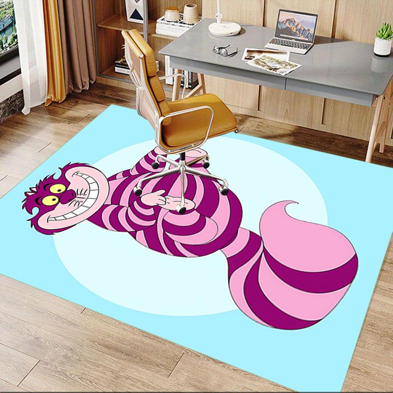 1pc Alice Rabbit Carpet for Playroom Bedroom Living Room Sofa Home Decor,kids Game Area Rug Non-slip Floor Mat Y728104