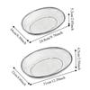 Large Capacity Stainless Steel Fruit Basket Vegetable Draining Tray  Fruit Vegetable Strainer