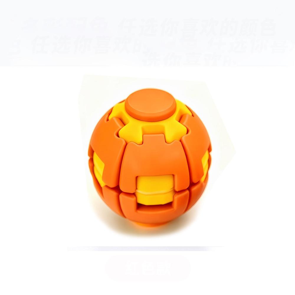 3D Printed Press-Rotating Fidget Spinner Toy Stress & Anxiety Relief Unique Sensory Press-to-Spin Fidget Toy for Adults Gift