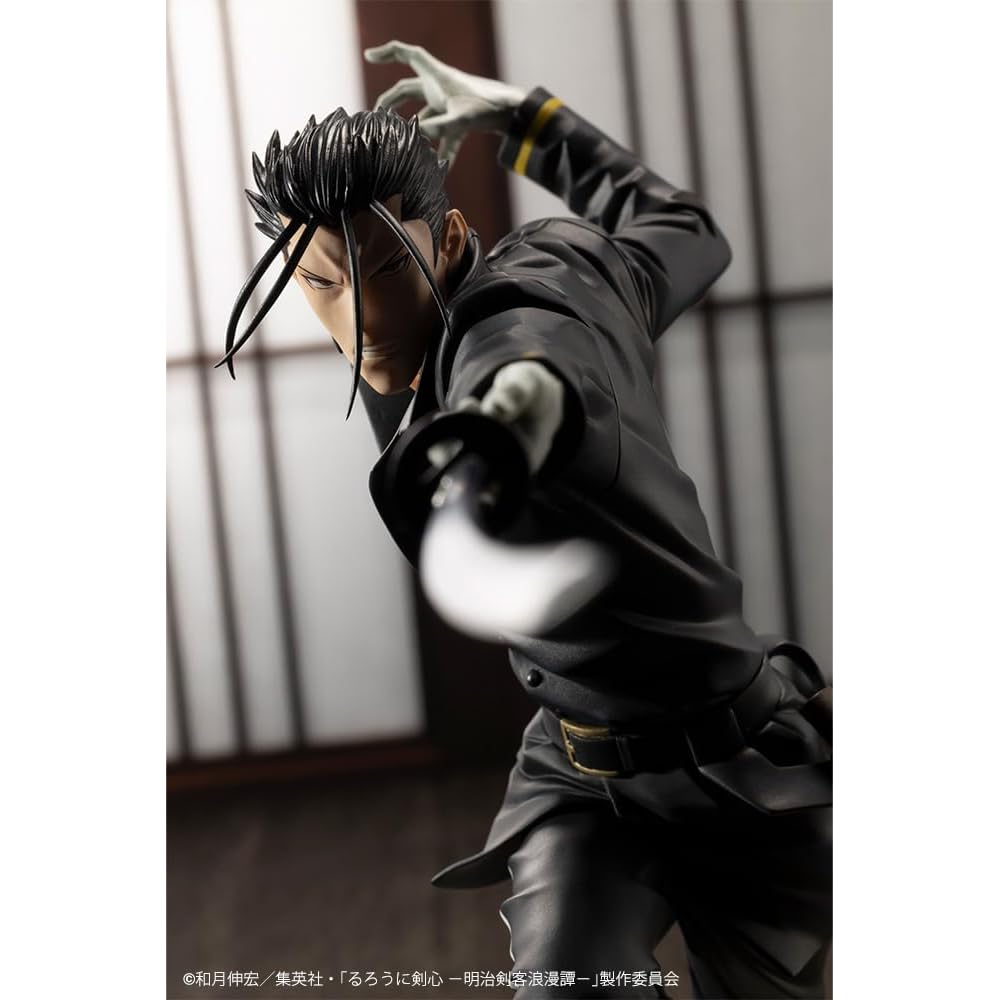 Kotobukiya Rurouni Kenshin Saito Hajime 1/8 Scale Painted PVC Figure Collectible Toy