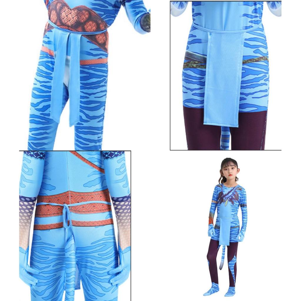Stylish Avatar 2 Costume For Adults And Children Featuring Comfortable Polyester Material