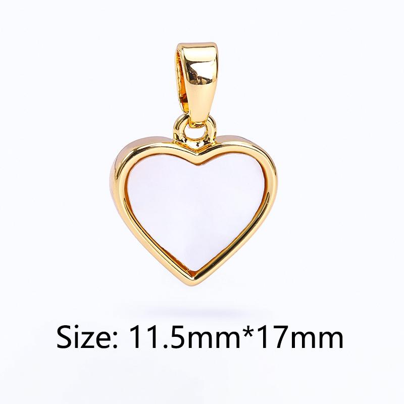 

Trendy Charms 18K Gold Plated Brass Natural Shell Pendant Charms For Jewelry Making Supplies,DIY Necklace Making Accessories 1 piece