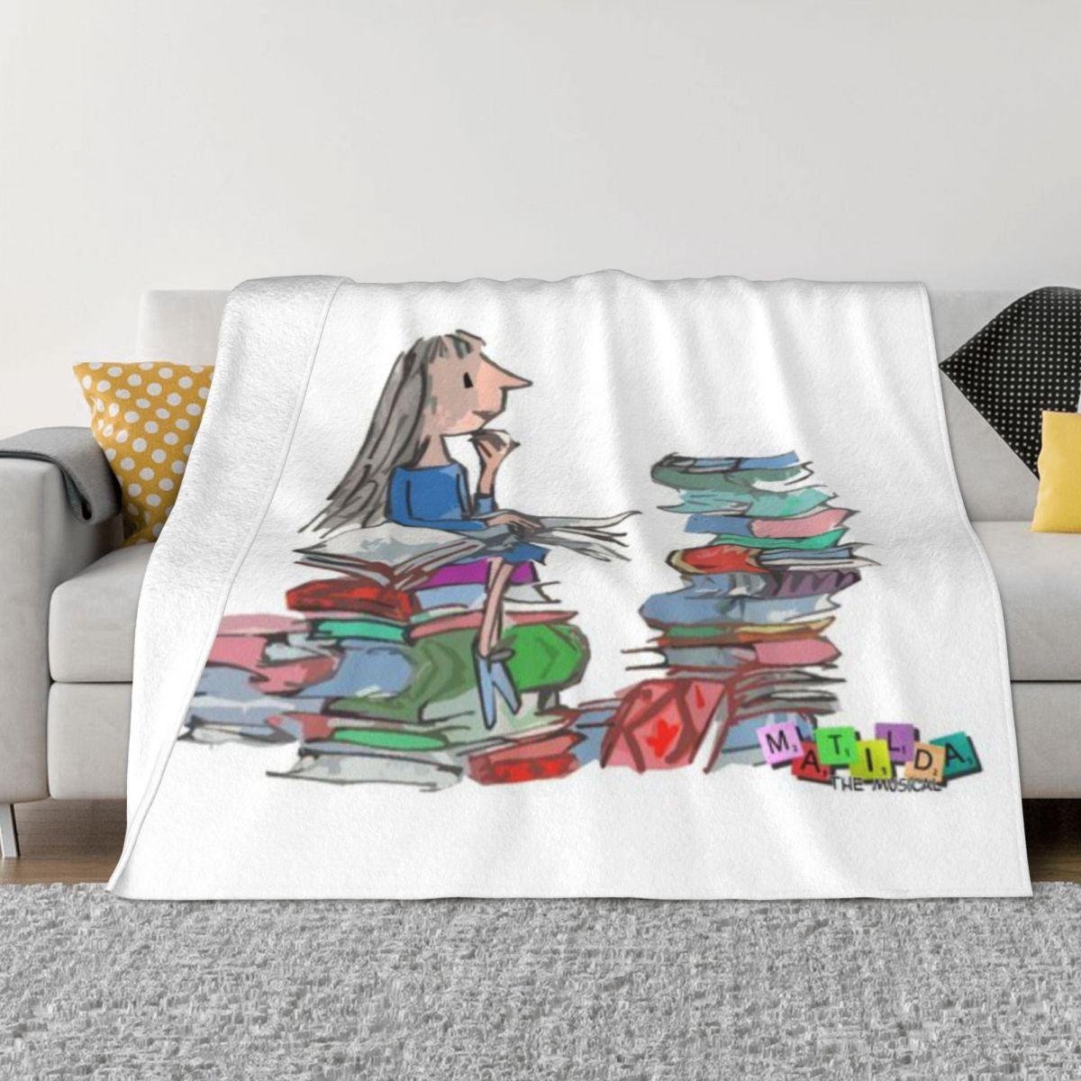 Matilda Wormwood Personalized Travel An Ultra-Soft Micro Fleece Blanket 30x40in