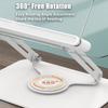 360° Rotatable 2 Adjustable Book Reading Stand Retaining Clip Reading Board Stand Ergonomic Foldable Tablet Stand
