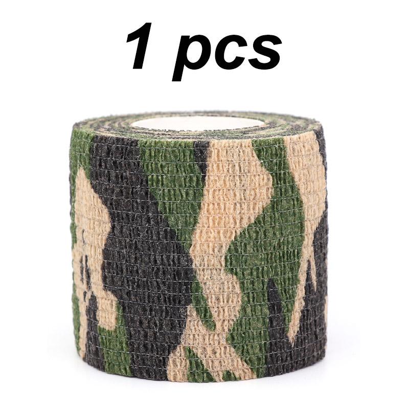 

1/3/6 Pcs Self-Adhesive Elastic Bandage Camouflage Bicycle Decoration Hunting 4.5-Meter Sports Protective Gear Bracket 5cm X 4.5m