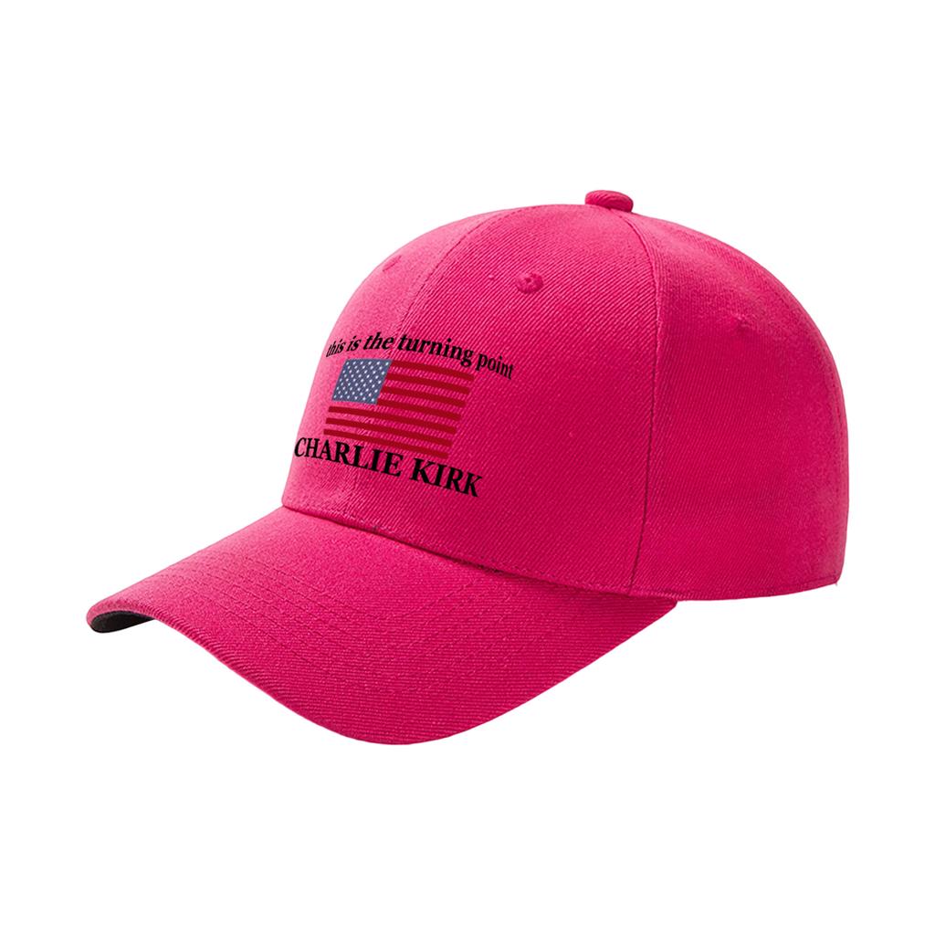 This Is The Turning Point Hat Pray For Charlie Kirk Hat For Men Women Adjustable Mens Baseball Hats Cap