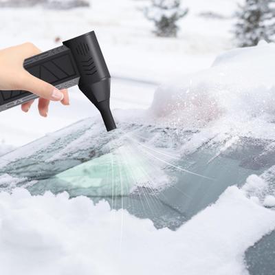 Mini Turbo Snow Blower Vehicle Snow Removal Home Cleaning Blower Fan Speed Adjustable Electric Blower with LED Light