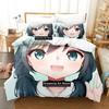 3D Print Fashion Anime Weathering With You Bedding Set Boys Girls Twin Queen Full Size Duvet Cover Pillowcase Bed Adult Bedroom