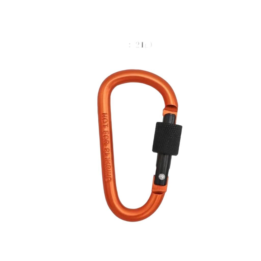 Boucle d'alpinisme plate latérale avec clé de verrouillage Accrochage rapide Boucle de sac à dos Boucle multicolore