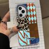 Vintage Blue Leopard Print Phone Case for Honor 400 200 90 Smart Pro Magic7 6 5 70 Lite X9a X9c X9b X8b X8a X8c X7c X6c Cover