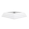 4PCS 4x4 Inch PVC Post Skirt Decorative Deck Column Cover Baluster Post Base Cover  Deck