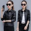 PU Leather Women's Short Jacket Women's Korean Version of Loose Large Size Women's Fashion Motorcycle Leather Jacket
